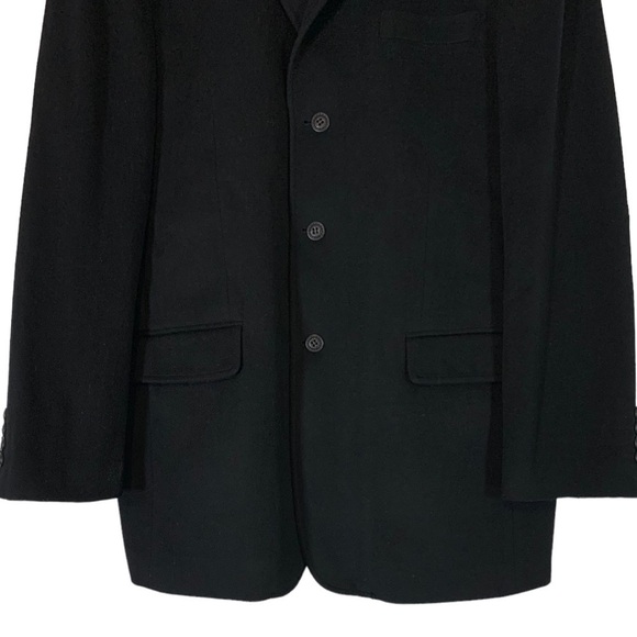 Mantoni Wool Cashmere Sports Coat Blazer Black Size 42 - Picture 4 of 10